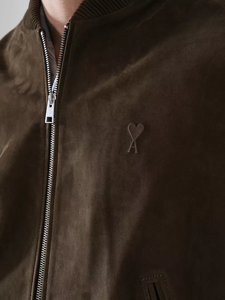 AMI PARIS | Veste en cuir | 