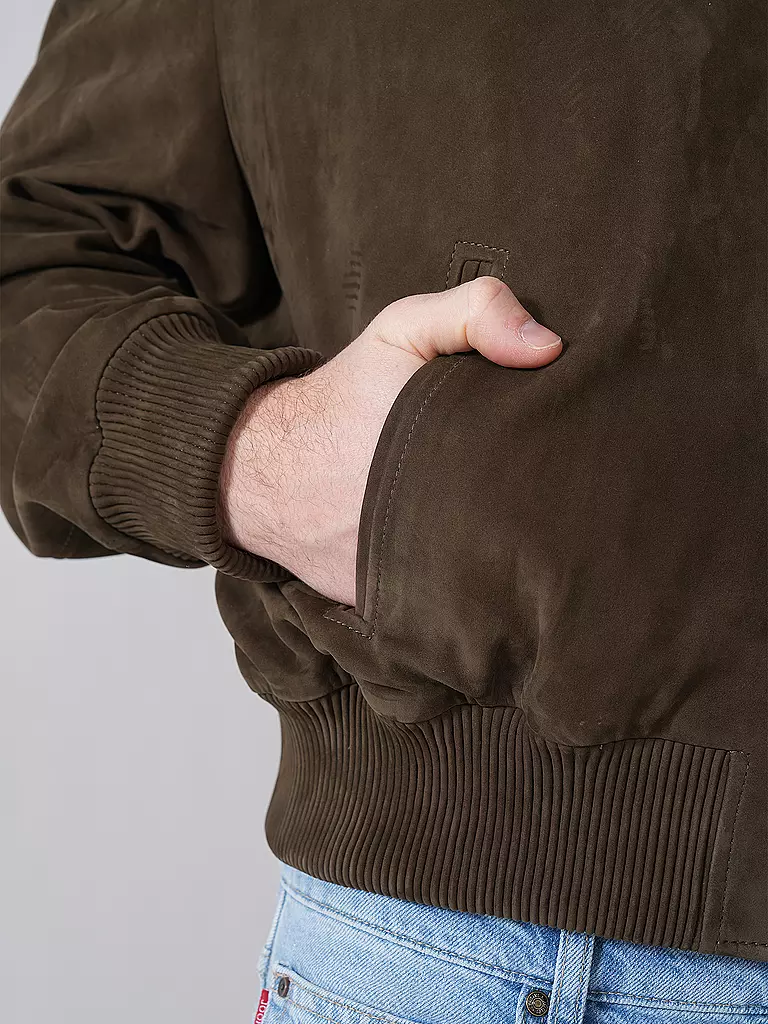 AMI PARIS | Veste en cuir | 