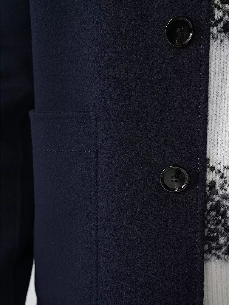 AMI PARIS | Wolljacke | Bleu foncé