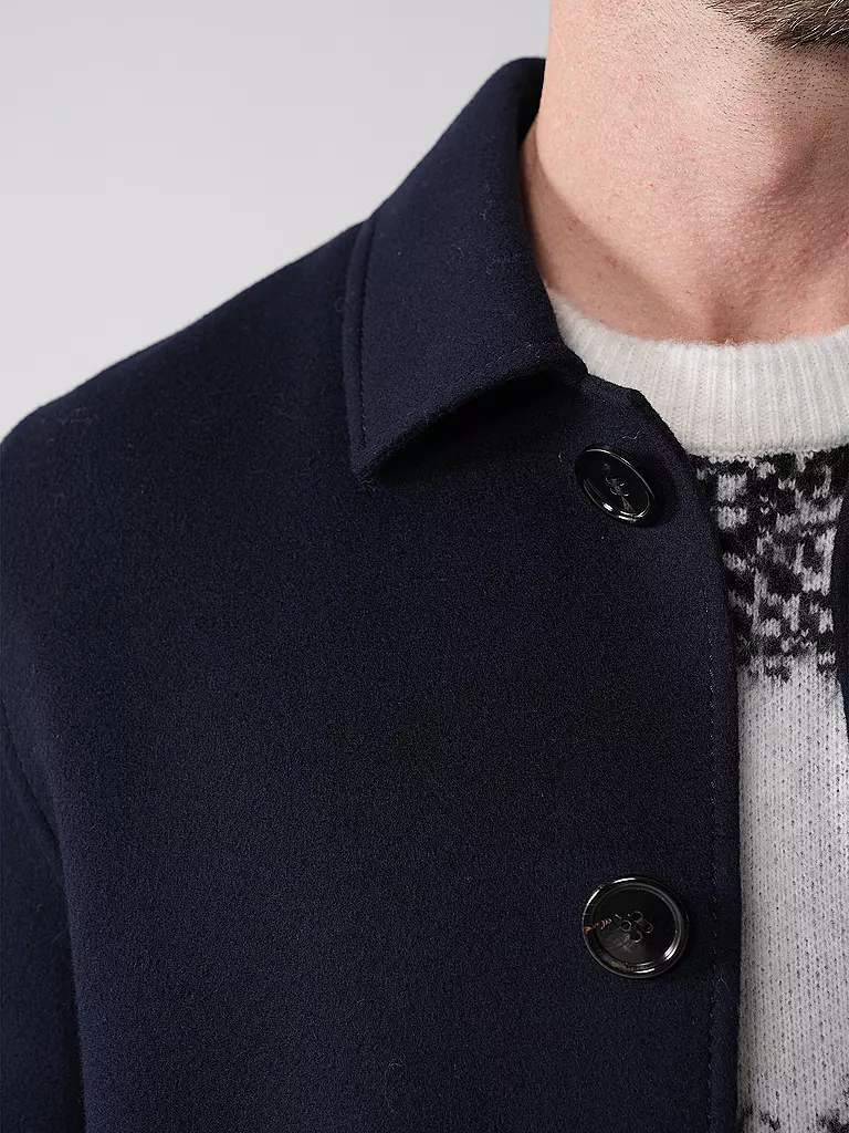 AMI PARIS | Wolljacke | Bleu foncé