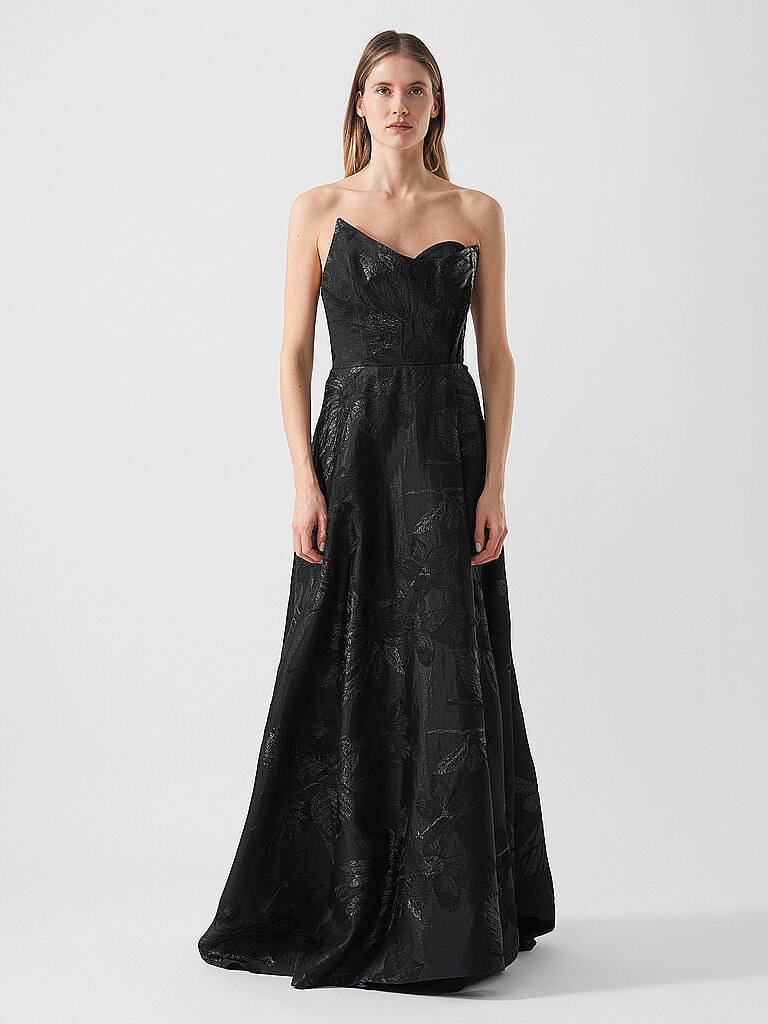 ANELIA PESCHEV Robe de soirée BLACK PALMS noir | 38