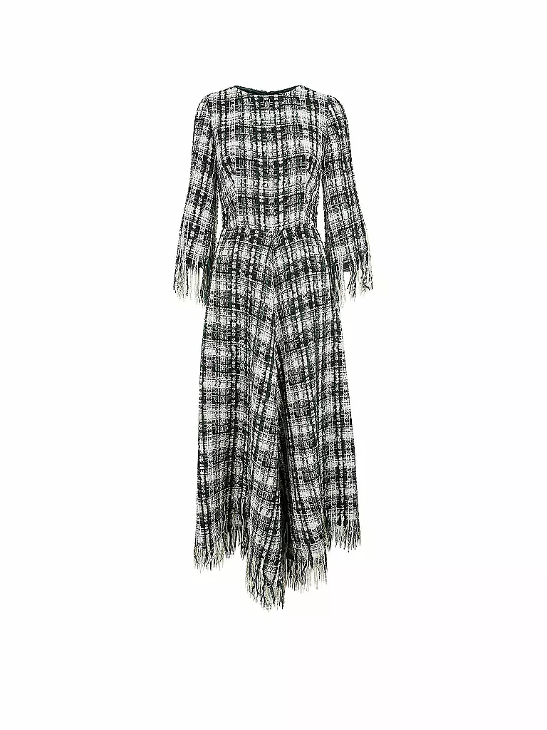 ANELIA PESCHEV | Abendkleid CARO FRINGE | Vert