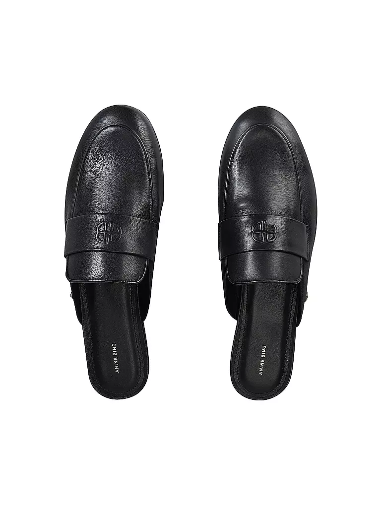 ANINE BING | Chaussures en cuir - Mules à enfiler CORRINE | schwarz