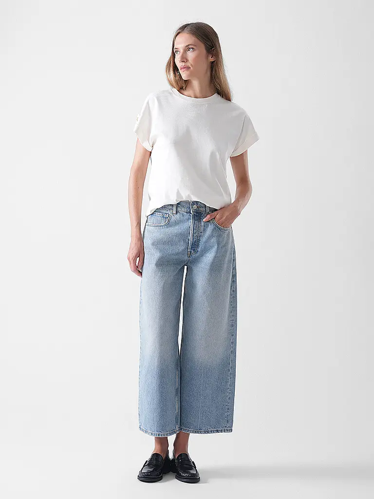 ANINE BING | Jeans Wide Leg 7/8 HEATH | blau