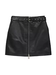 ANINE BING | Jupe en cuir ANA | Noir