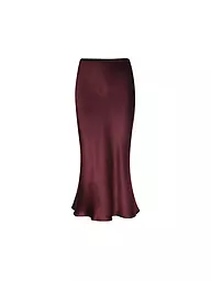 ANINE BING | Jupe en soie BAR | Rouge foncé