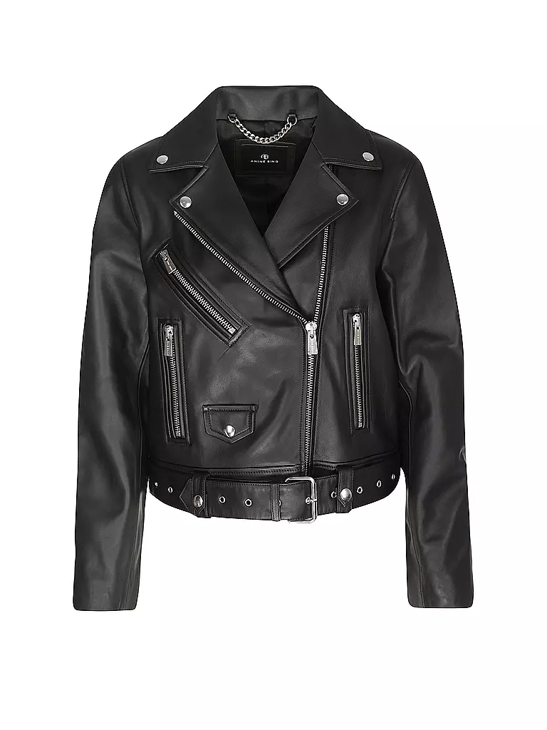 ANINE BING | Lederjacke | Noir