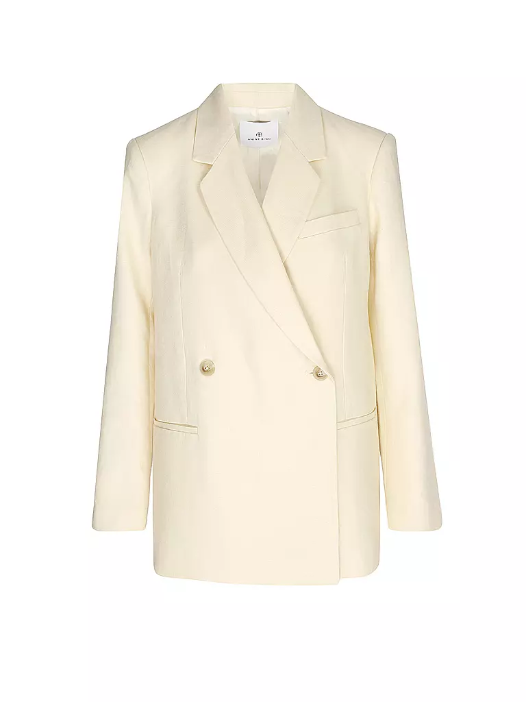 ANINE BING | Leinenblazer | Crème