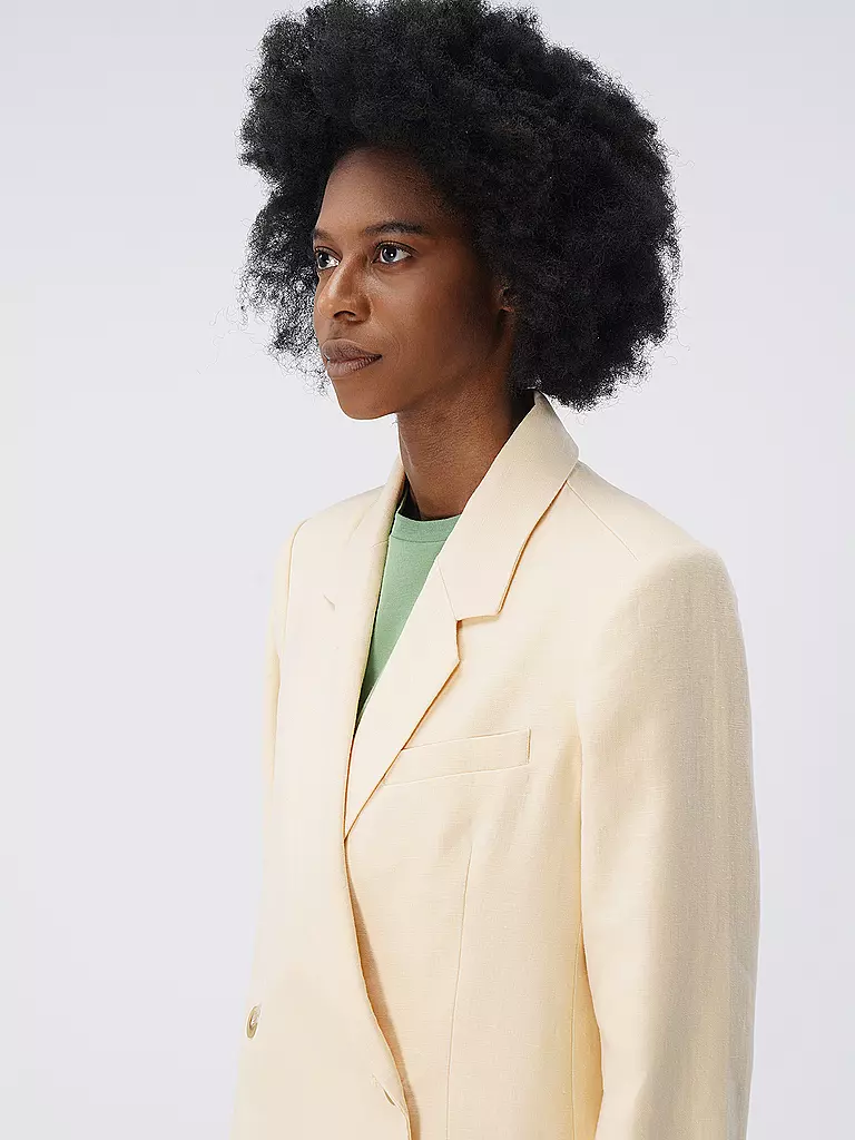 ANINE BING | Leinenblazer | Crème