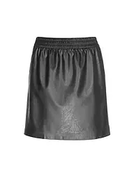 ANINE BING | Mini-jupe aspect cuir | Noir