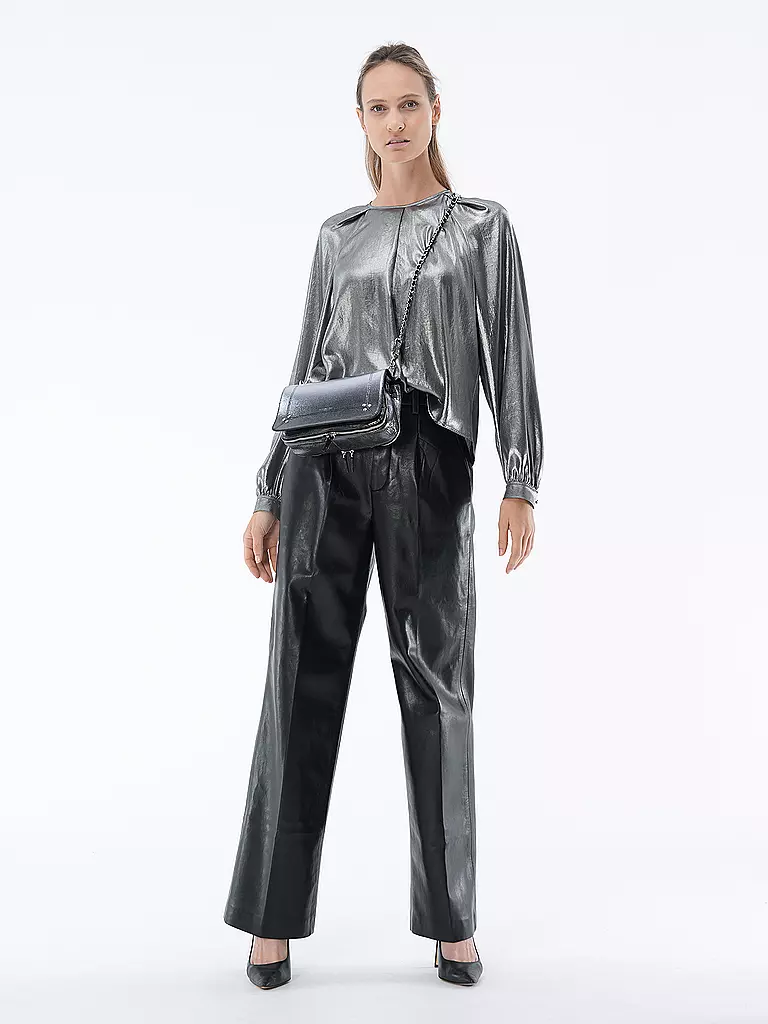 ANINE BING | Pantalon aspect cuir CARMEN | schwarz