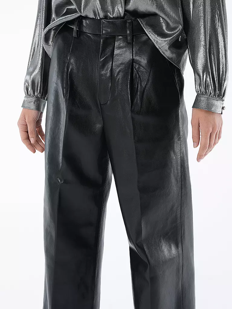 ANINE BING | Pantalon aspect cuir CARMEN | schwarz