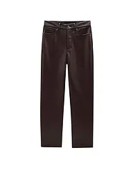 ANINE BING | Pantalon en cuir BRUNO | Marron