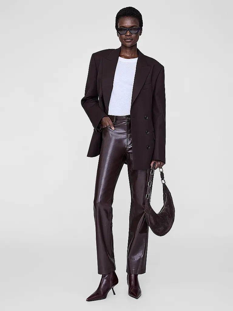 ANINE BING | Pantalon en cuir BRUNO | 