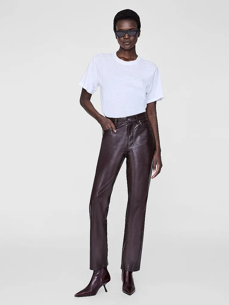 ANINE BING | Pantalon en cuir BRUNO | 