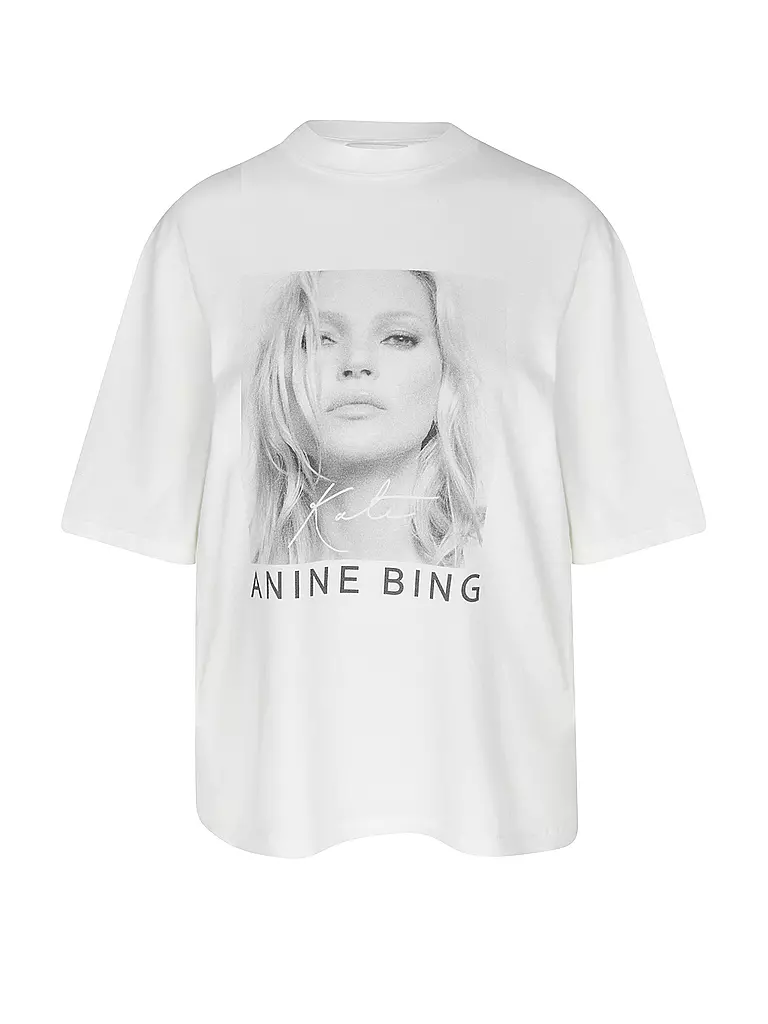 ANINE BING | T-Shirt AVI TEE KATE MOSS | Blanc