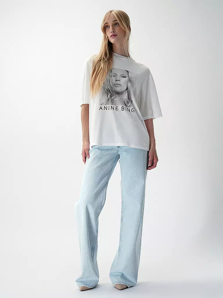 ANINE BING | T-Shirt AVI TEE KATE MOSS | Blanc