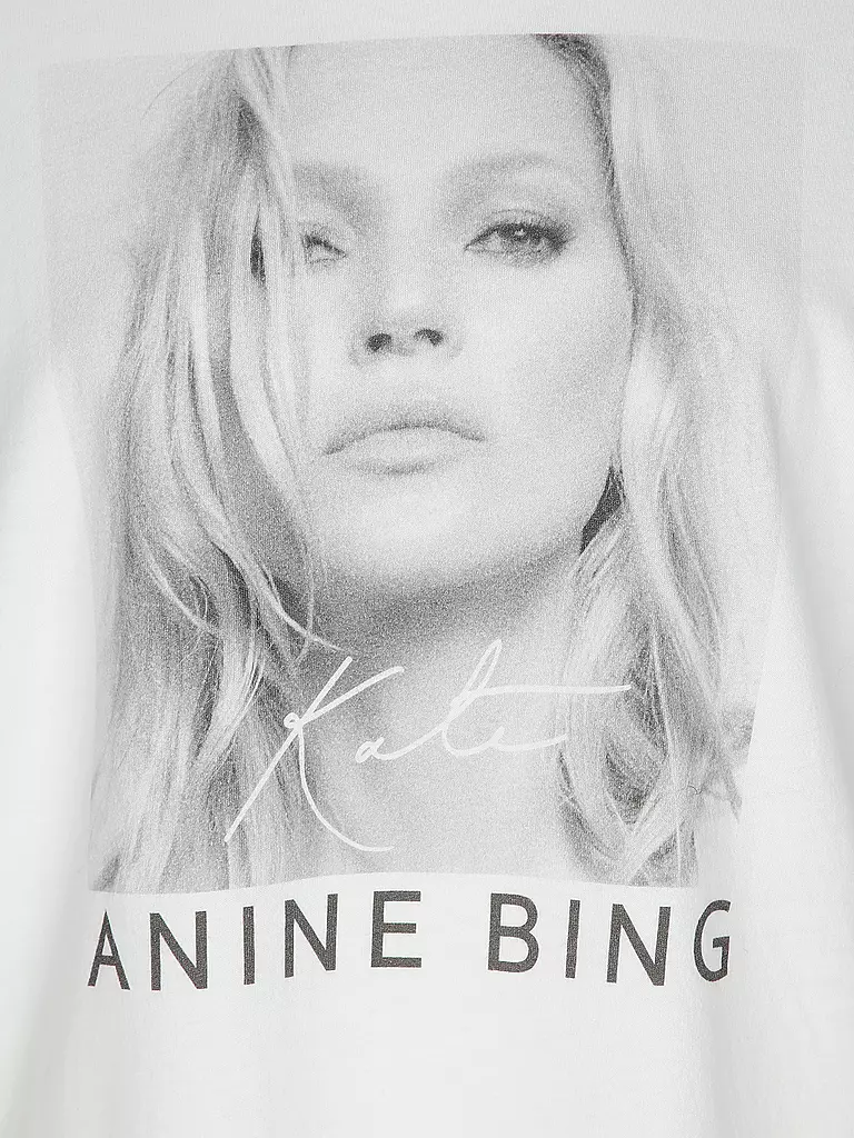 ANINE BING | T-Shirt AVI TEE KATE MOSS | Blanc