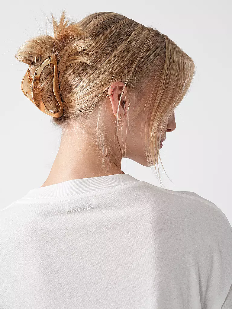 ANINE BING | T-Shirt CASON TEE BLUR | Blanc