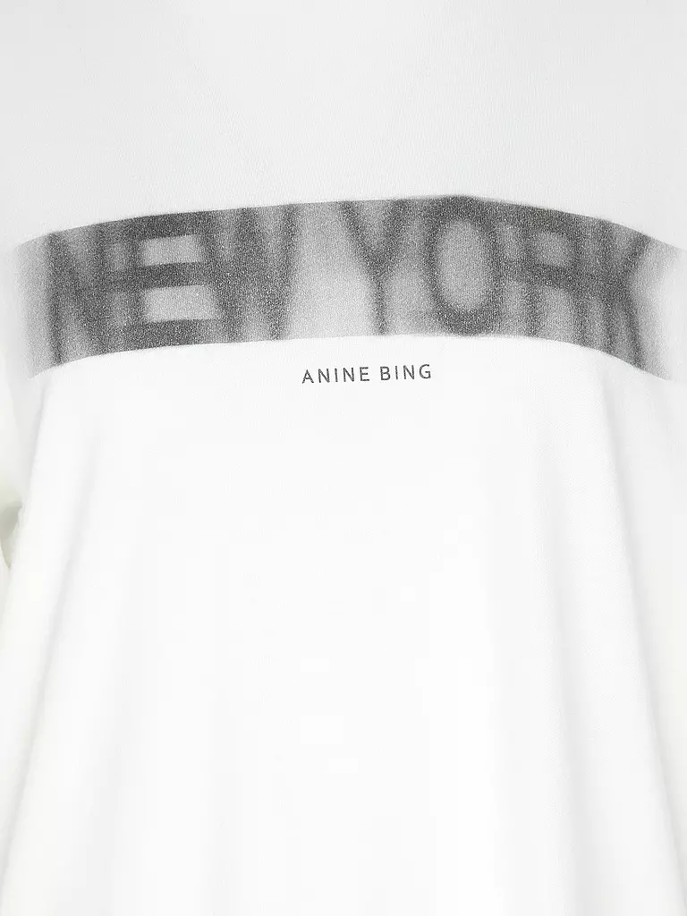 ANINE BING | T-Shirt CASON TEE BLUR | Blanc