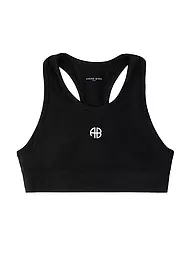 ANINE BING | Top Cropped Fit Blair | Noir