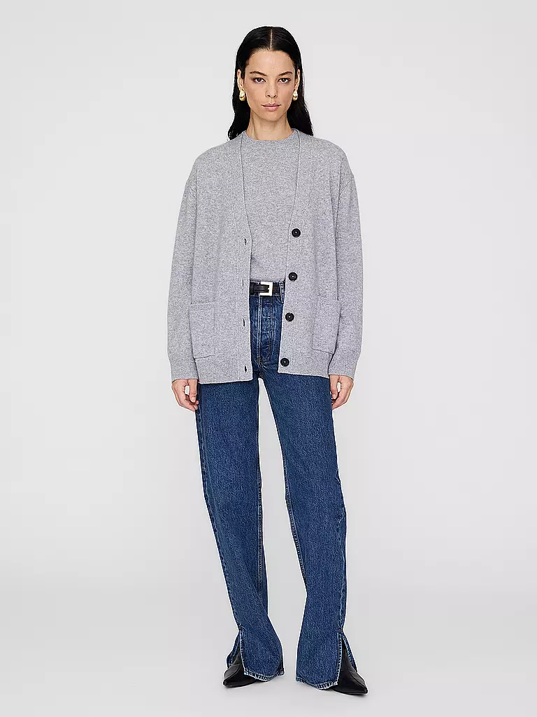 ANINE BING | Veste en cachemire JACKSON | grau
