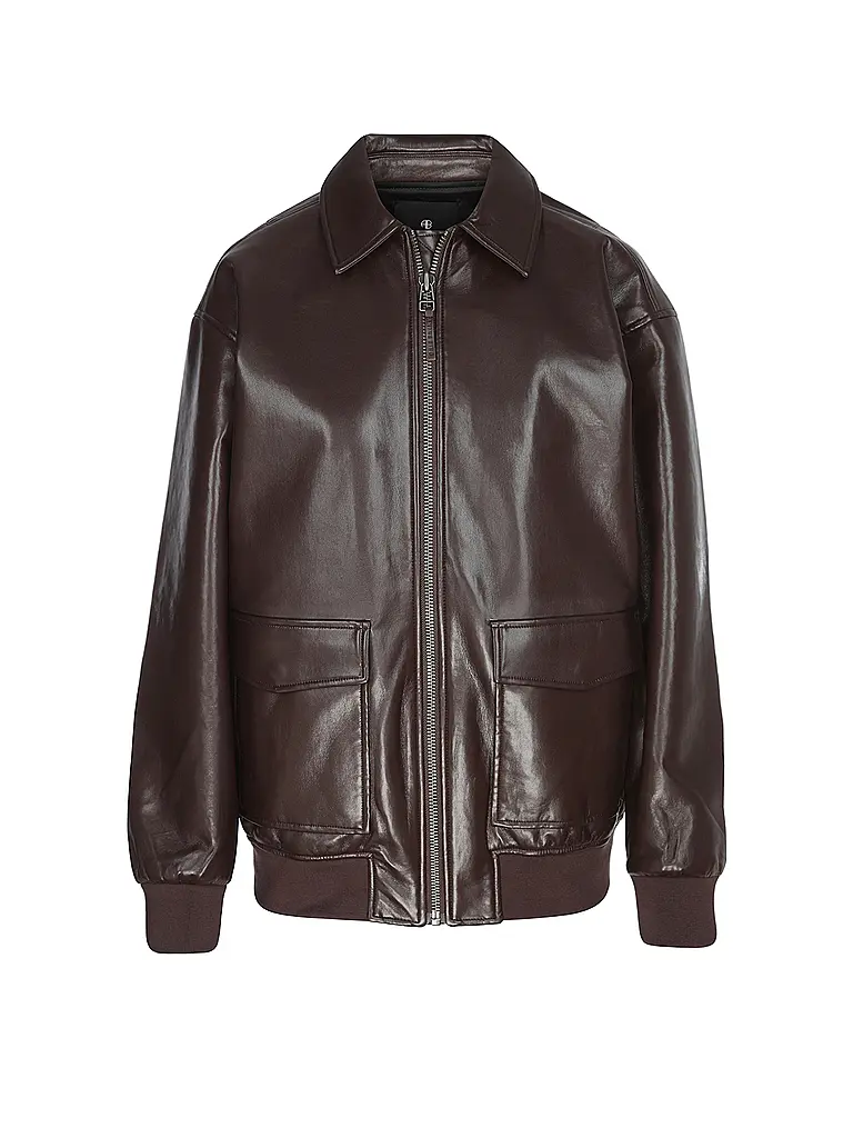 ANINE BING | Veste en cuir KELANIE | braun