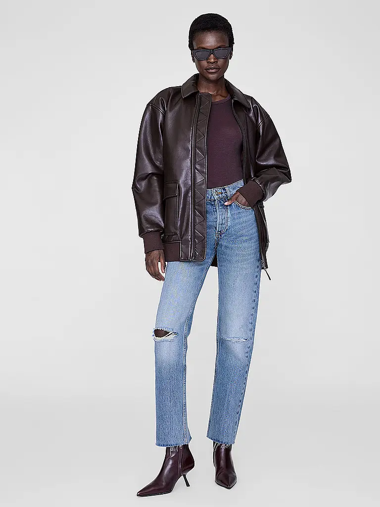 ANINE BING | Veste en cuir KELANIE | braun