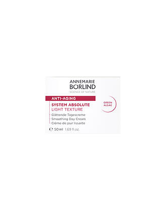 ANNEMARIE BÖRLIND | SYSTEM ABSOLUTE Crème de Jour Lissante Texture Légère 50ml
