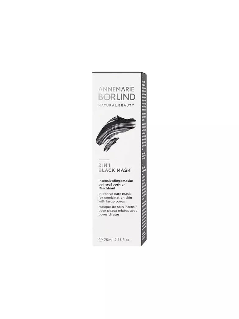 ANNEMARIE BÖRLIND | 2 IN 1 MASQUE NOIR 75ml | keine Farbe