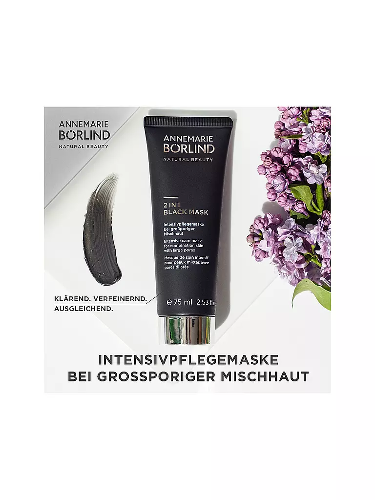 ANNEMARIE BÖRLIND | 2 IN 1 MASQUE NOIR 75ml | 