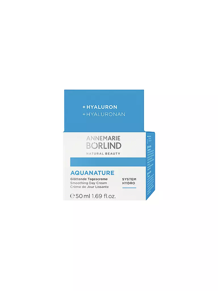 ANNEMARIE BÖRLIND | AQUANATURE Crème de jour lissante 50 ml | keine Farbe