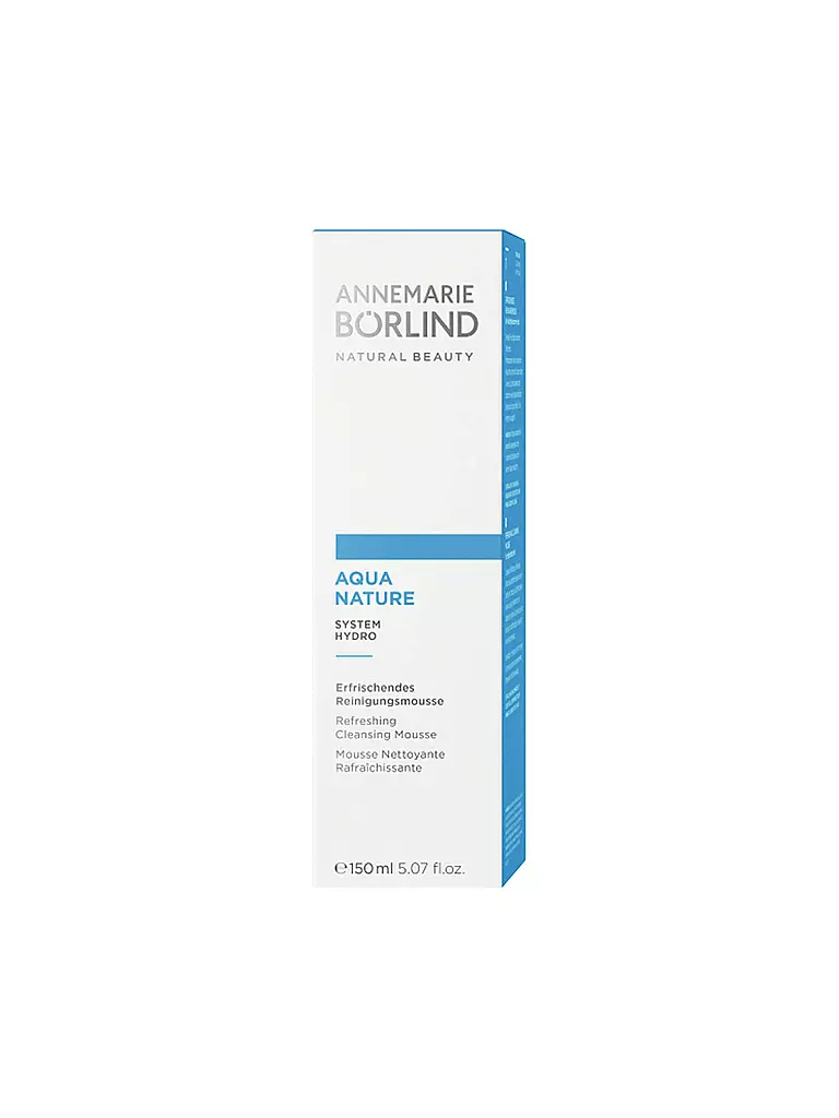 ANNEMARIE BÖRLIND | AQUANATURE Mousse Nettoyante Rafraîchissante 150ml | keine Farbe