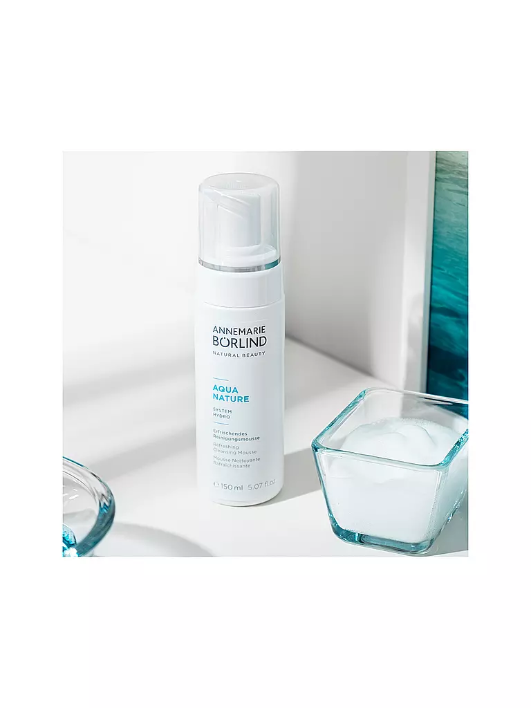 ANNEMARIE BÖRLIND | AQUANATURE Mousse Nettoyante Rafraîchissante 150ml | 