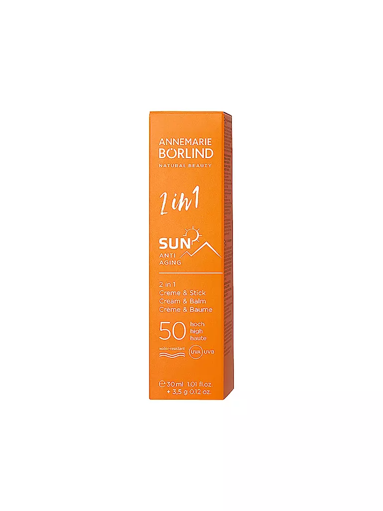 ANNEMARIE BÖRLIND | Crème solaire & stick 2 en 1 FPS 50 30ml/3,5g | keine Farbe