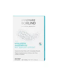ANNEMARIE BÖRLIND | HYALURON AUGENPADS avec effet immédiat, 6 pièces | Aucune couleur