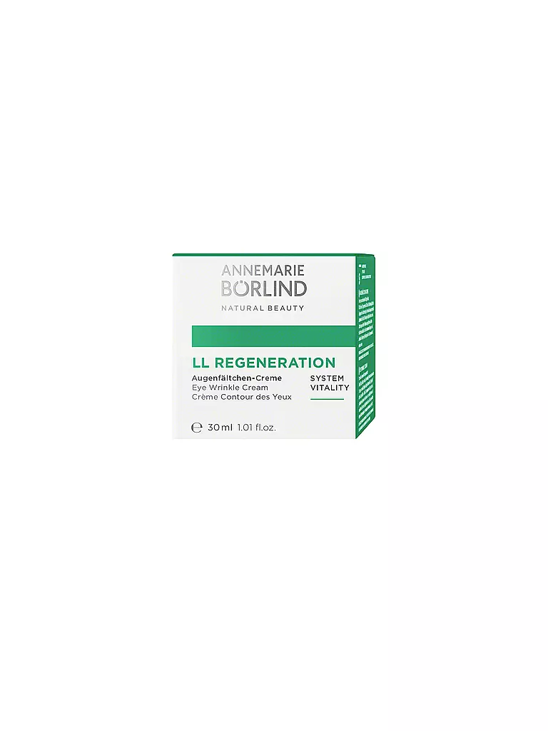 ANNEMARIE BÖRLIND | LL REGENERATION Crème anti-rides contour des yeux 30 ml | keine Farbe