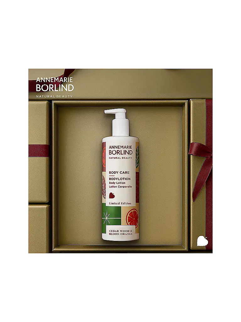 ANNEMARIE BÖRLIND | Lotion corporelle Bois de cèdre & Orange sanguine 400 ml | 