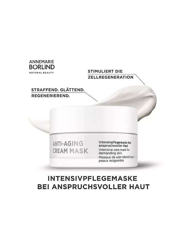 ANNEMARIE BÖRLIND | MASQUE CRÈME ANTI-ÂGE 50 ml | 