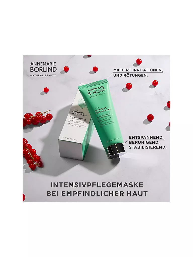 ANNEMARIE BÖRLIND | MASQUE CRÈME PEAUX SENSIBLES 75ml | 