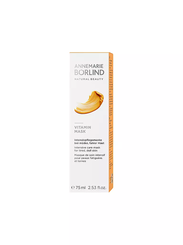 ANNEMARIE BÖRLIND | MASQUE VITAMINE 75 ml | Aucune couleur