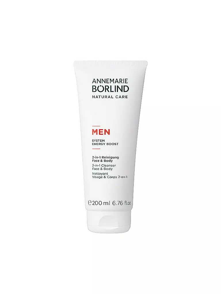 ANNEMARIE BÖRLIND | MEN Nettoyant 2-en-1 Visage&Corps 200ml | keine Farbe