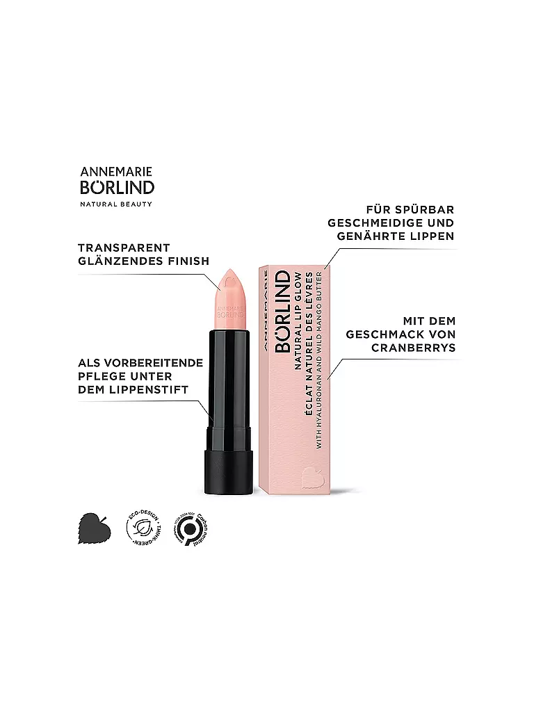 ANNEMARIE BÖRLIND | NATURAL LIP GLOW (10 Transparent) | 