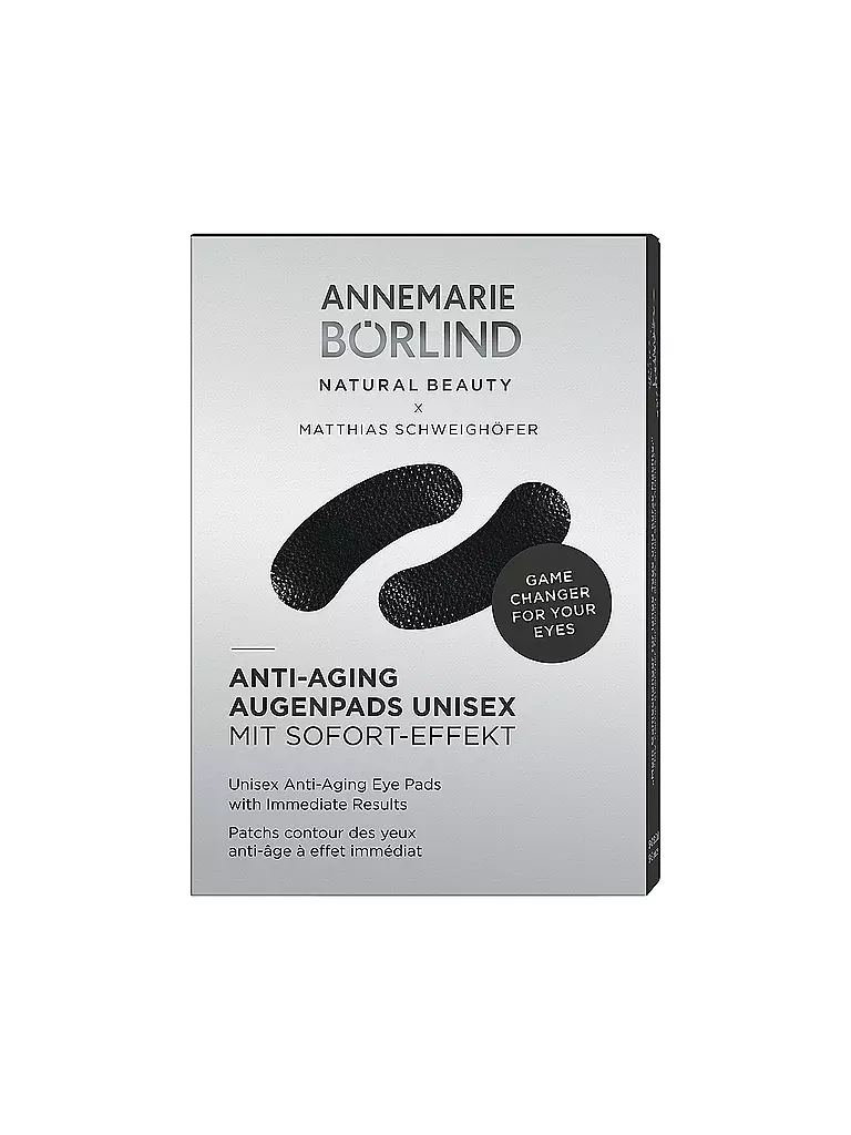 ANNEMARIE BÖRLIND | PATCHS YEUX ANTI-ÂGE UNISEX par Matthias Schweighöfer | schwarz