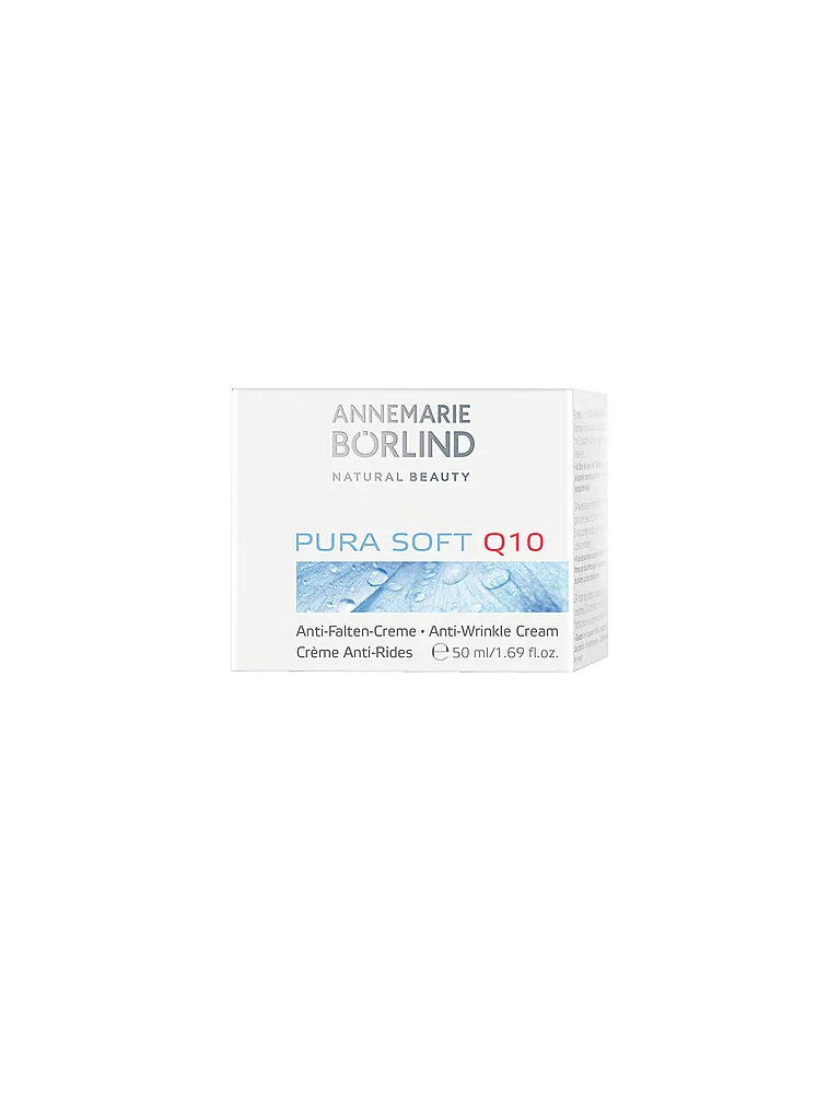 ANNEMARIE BÖRLIND | PURA SOFT Q10 - Crème anti-rides 50ml | keine Farbe