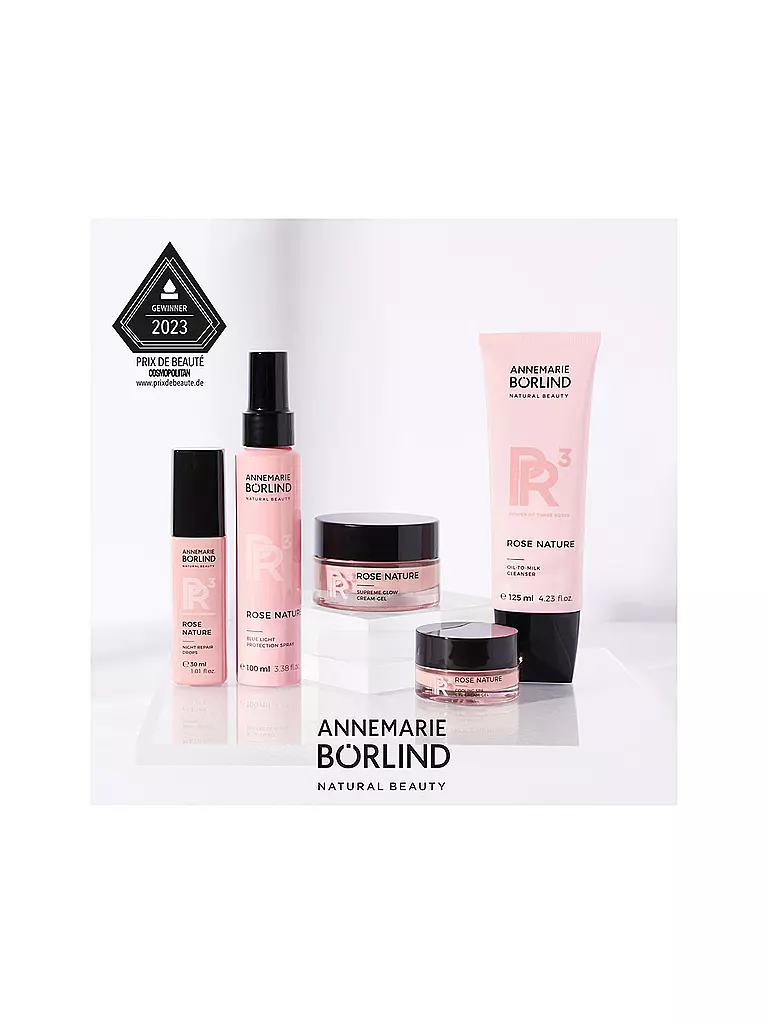 ANNEMARIE BÖRLIND | ROSE NATURE NETTOYANT HUILE-LAIT 125ml | 