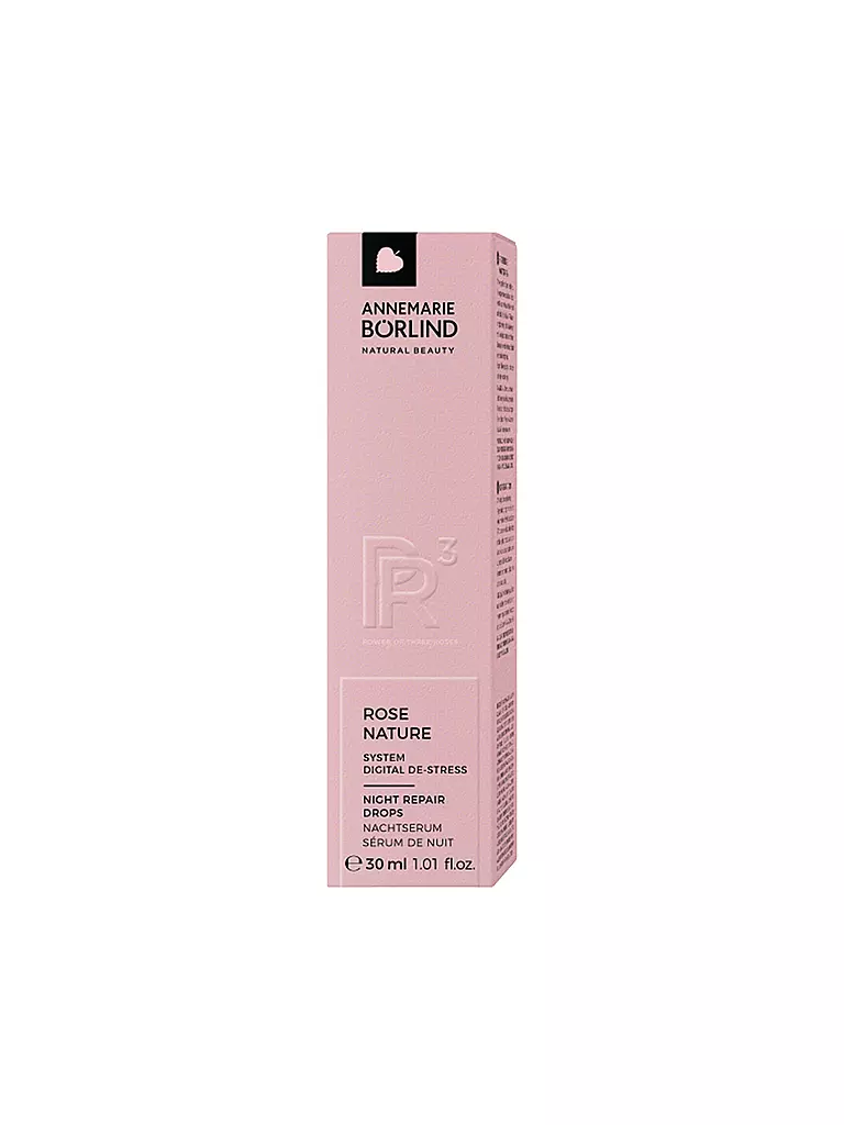 ANNEMARIE BÖRLIND | ROSE NATURE NIGHT REPAIR DROPS SÉRUM DE NUIT 30ml | keine Farbe