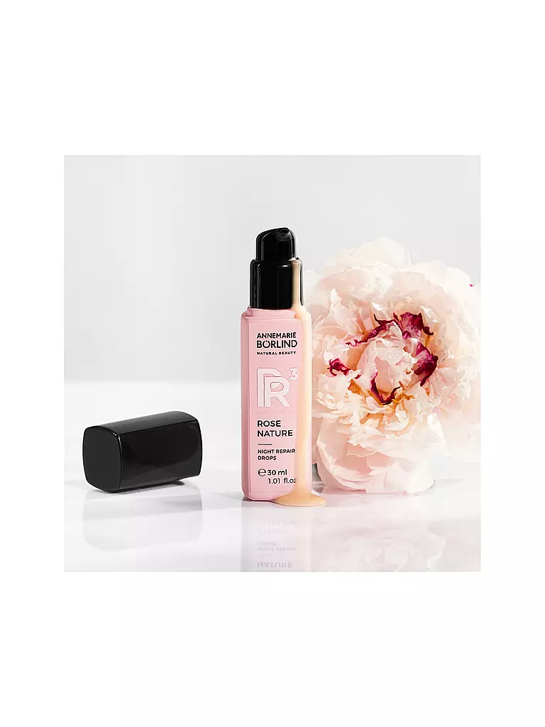 ANNEMARIE BÖRLIND | ROSE NATURE NIGHT REPAIR DROPS SÉRUM DE NUIT 30ml | 