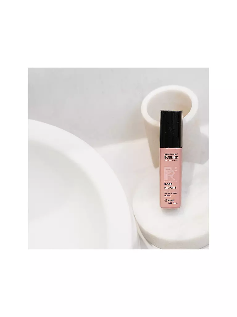 ANNEMARIE BÖRLIND | ROSE NATURE NIGHT REPAIR DROPS SÉRUM DE NUIT 30ml | 