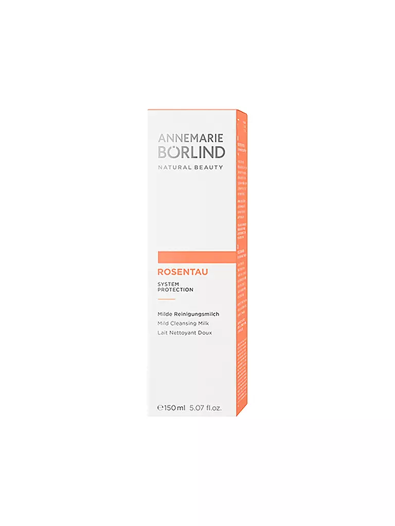 ANNEMARIE BÖRLIND | ROSENTAU Lait Nettoyant Doux 150ml | keine Farbe
